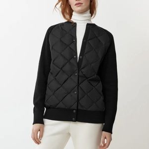 Canada Goose Hybridge Quilted Knit Bomber
